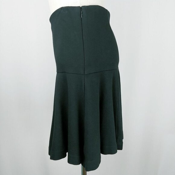 Lauren Ralph Lauren Ponte Knit Short Trumpet Skirt 6‎ Black Classic Office - Picture 3 of 7